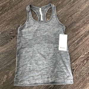 NWT Lululemon Swiftly Tech Racerback Slate Grey